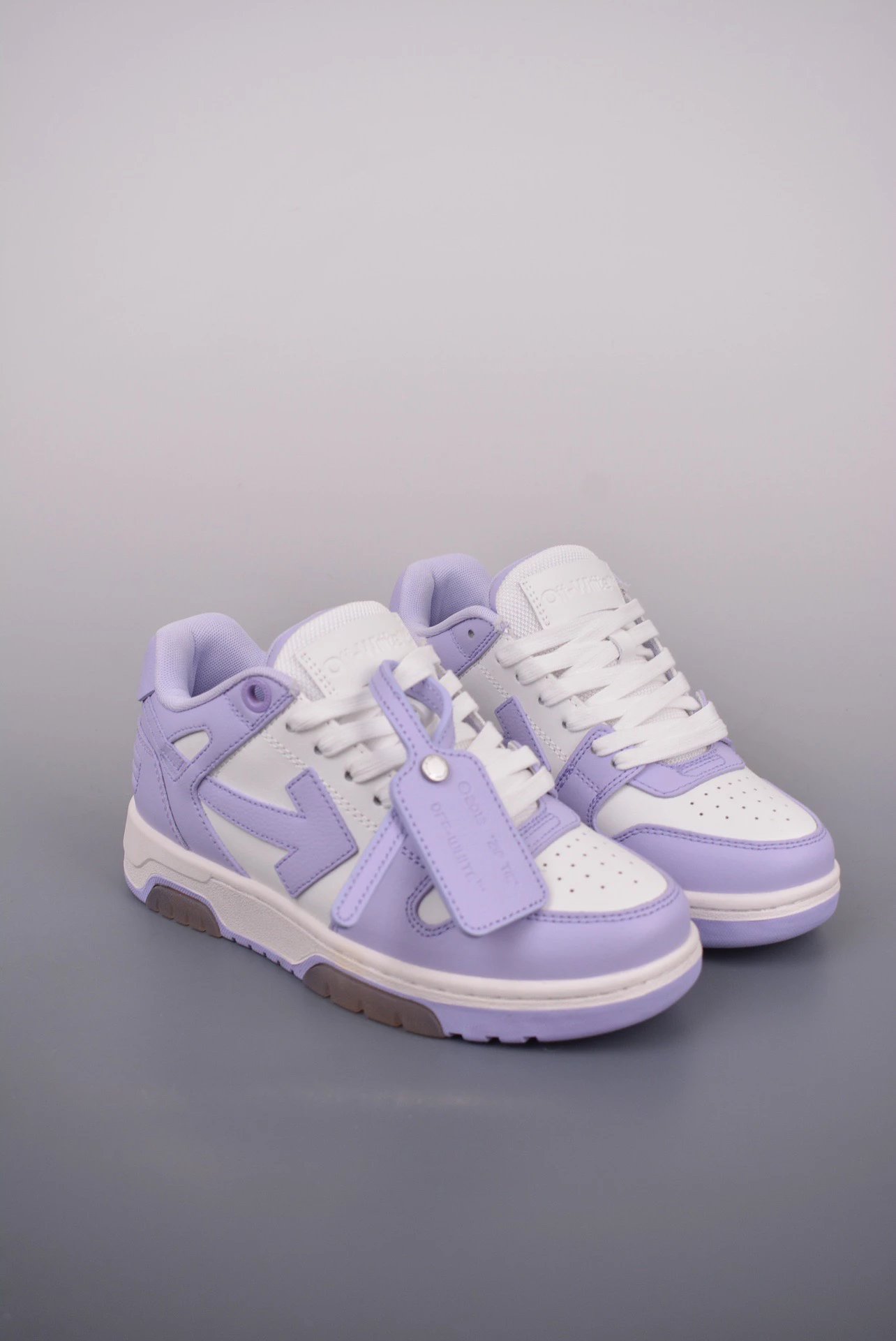 Off-White Arrow Low Blue and White Sneakers - 67