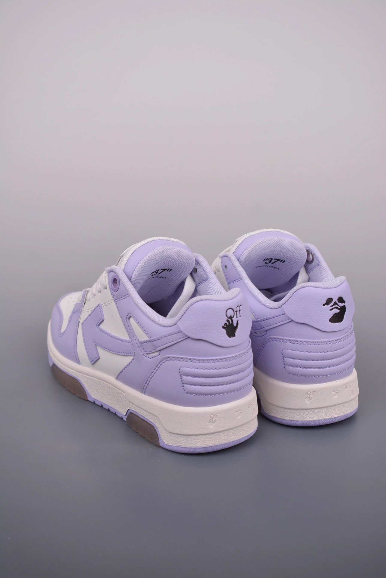 Off-White Arrow Low Blue and White Sneakers - 68