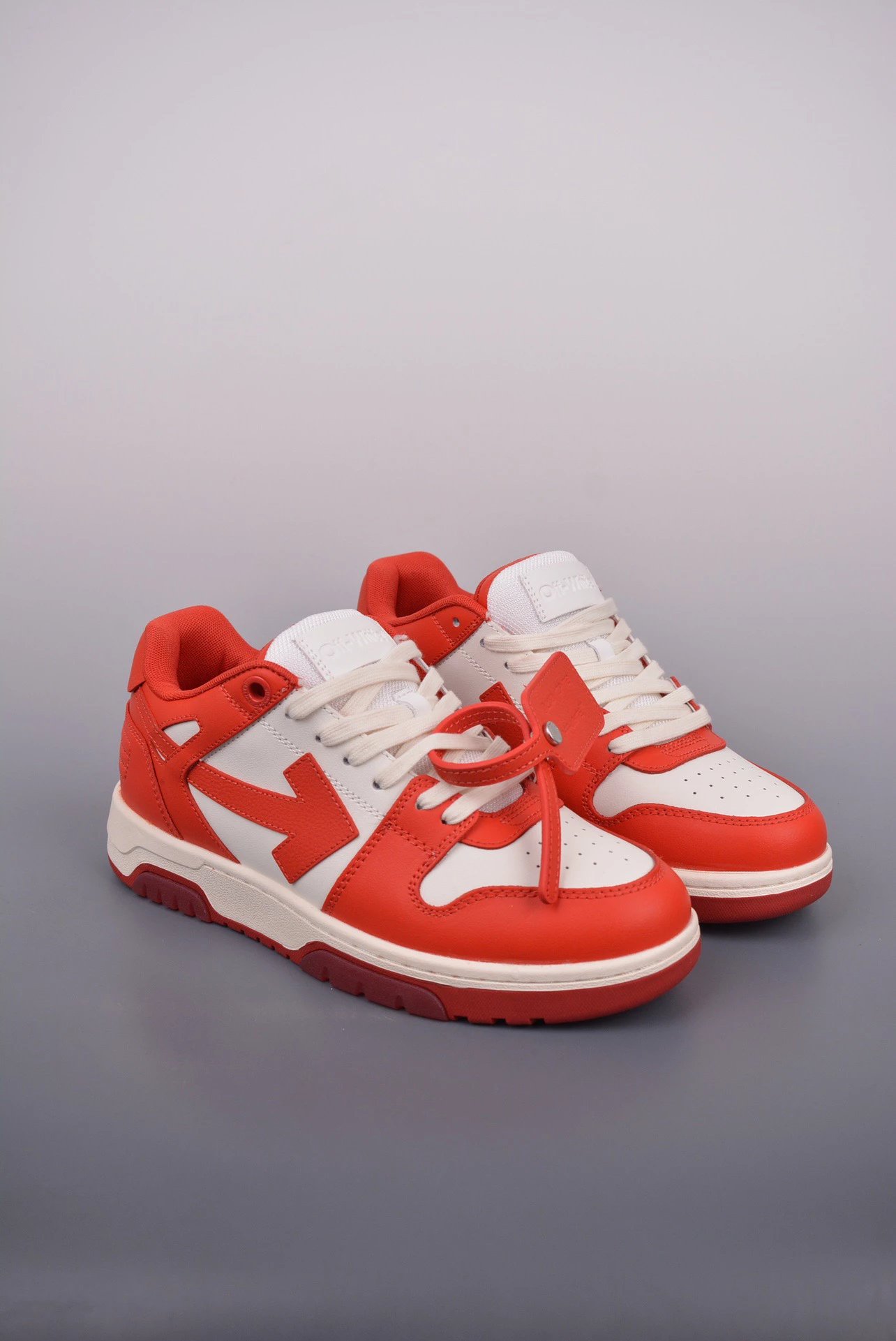 Off-White Arrow Low Blue and White Sneakers - 4