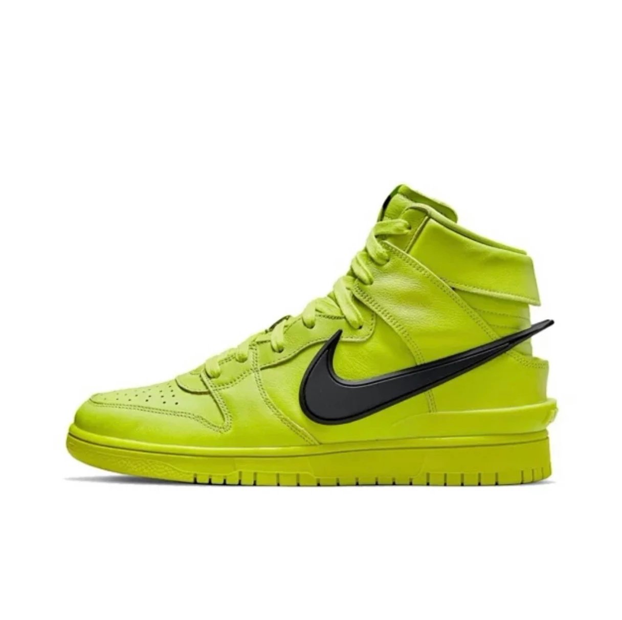 Nike Sneakers Dunk High x AMBUSH — Neon Green CU 7544-300