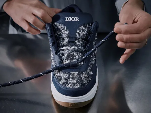 Dior B23 Quilted Low-Top Sneakers Beige - 2