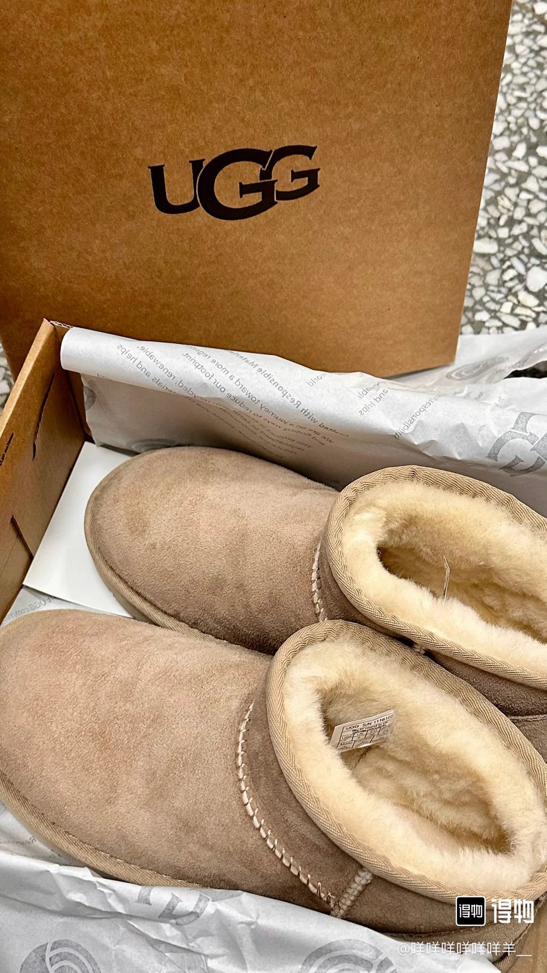 【保正 内里纯羊毛！】UGG CLASSIC ULTRA MINI 绒面 保暖 加绒 经典迷你特别款 及踝 雪地靴 女款 羚羊棕色