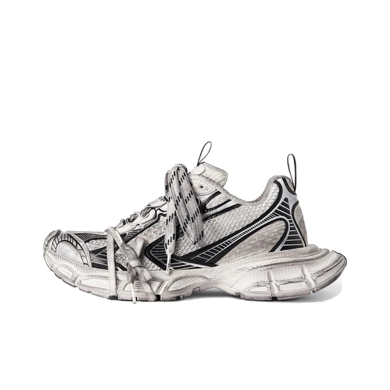 White Grey Black