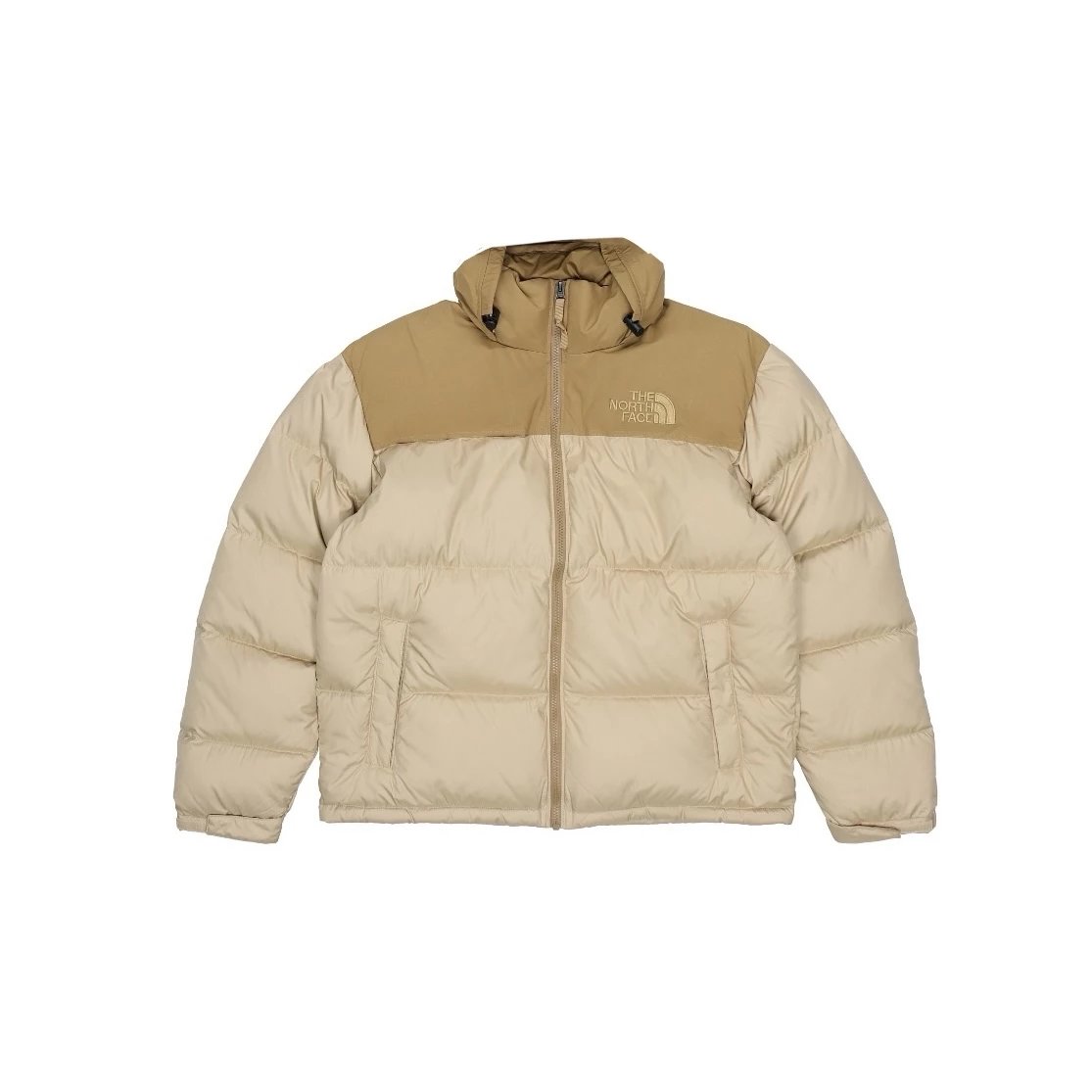 Khaki color blocking