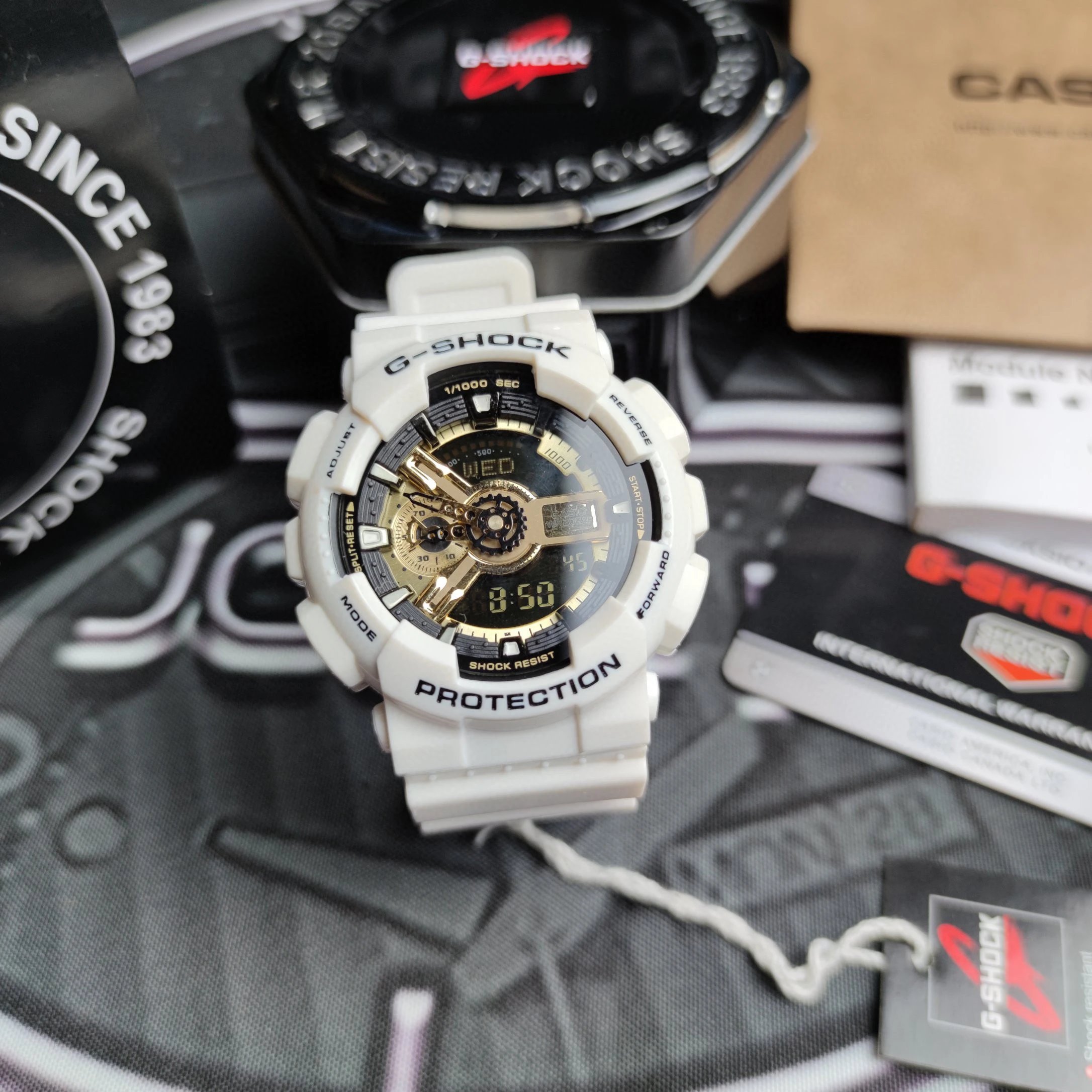 White black gold