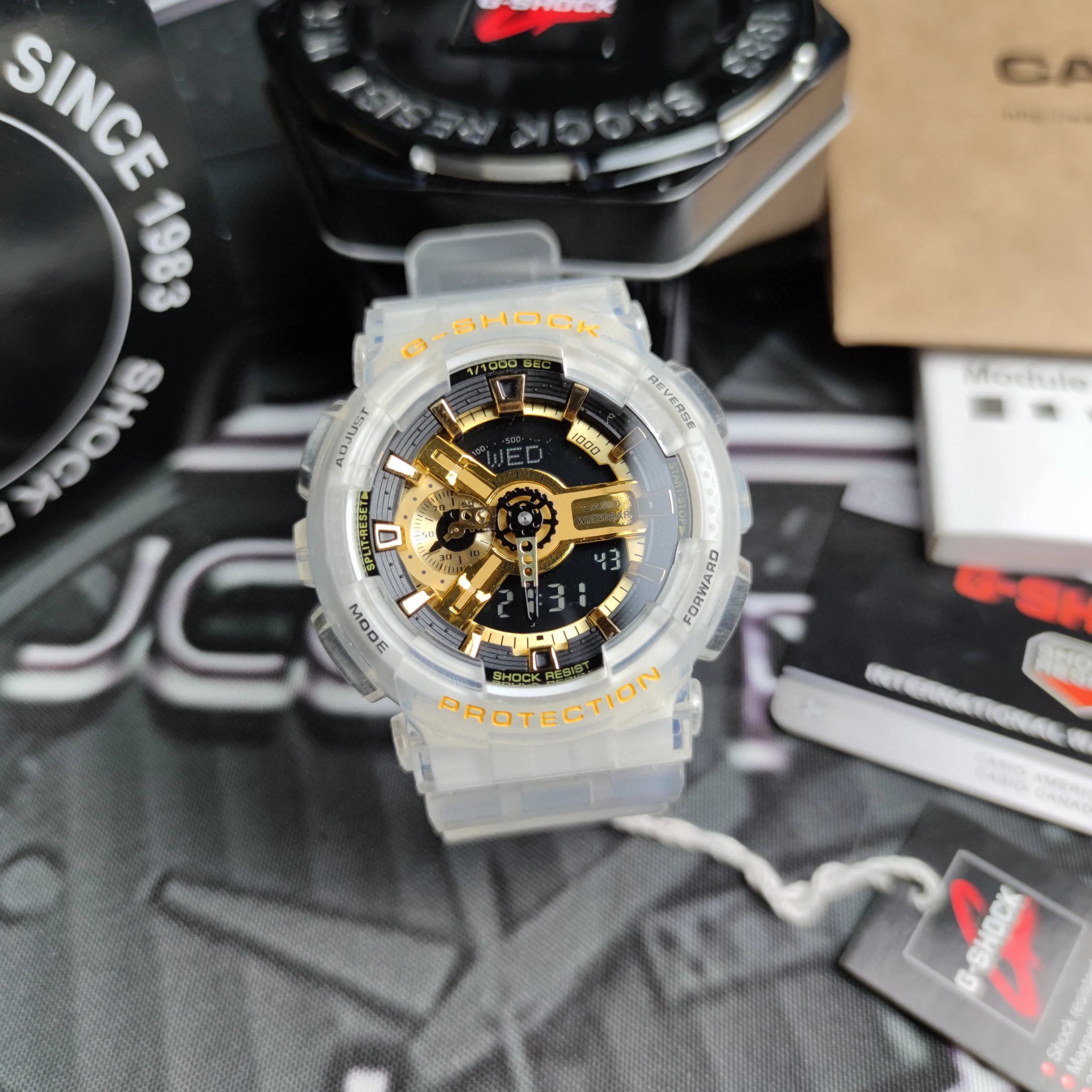 transparent gold