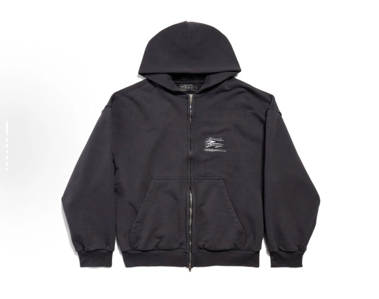 Black Zip-Up Hoodie [2 styles]