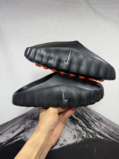 【Premium Supply/Distinguish from Incorrect Versions on Market/Combined Soft Ball Massage Sole/Max Size 47 Large Box/Embossed Breathable Upper/Heel Wrap】Nike Massage Shoes Mind 001 Closed-Toe Shoes Slides Half Slippers Lazy Shoes Board Shoes Casual Shoes Sports Shoes Soft Sole Shoes Black HQ4309-001