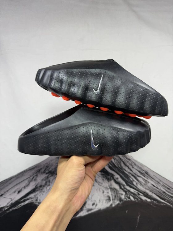 【Premium Supply/Distinguish from Incorrect Versions on Market/Combined Soft Ball Massage Sole/Max Size 47 Large Box/Embossed Breathable Upper/Heel Wrap】Nike Massage Shoes Mind 001 Closed-Toe Shoes Slides Half Slippers Lazy Shoes Board Shoes Casual Shoes Sports Shoes Soft Sole Shoes Black HQ4309-001