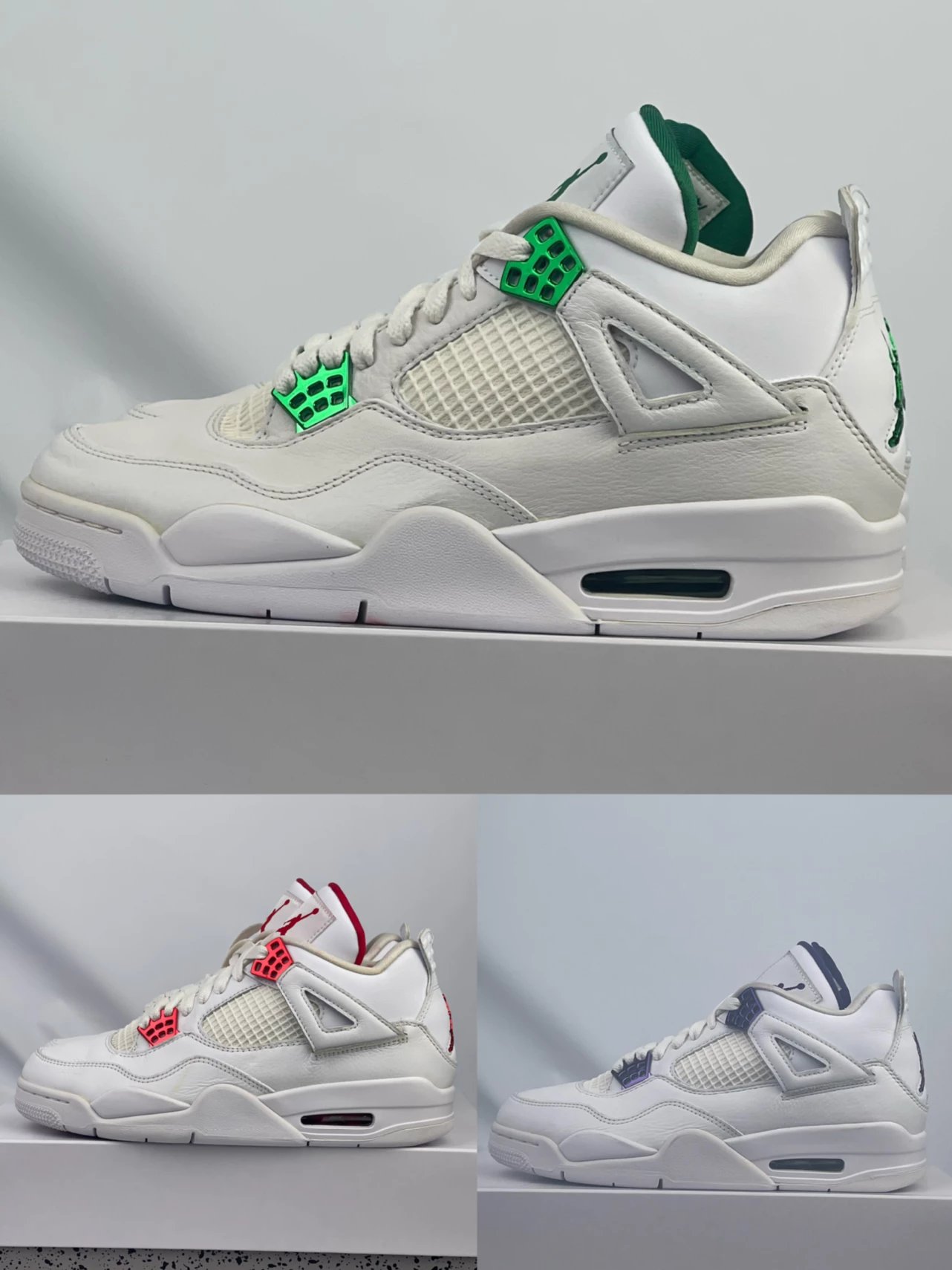 R1 Batch AJ4 Metallic Red/Green/Purple B Grade No Package No Return