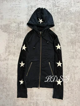 thumbnail for Shipping within 15 days of "LGB" BDSS self-produced SS00 Zip Boxer Parka Hoodie five-pointed star hoodie