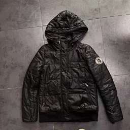 thumbnail for Ships within 15 days [Winter Trend] BDSS Independent Hysteria Style HG Black Slim Fit Skinny Cotton Jacket