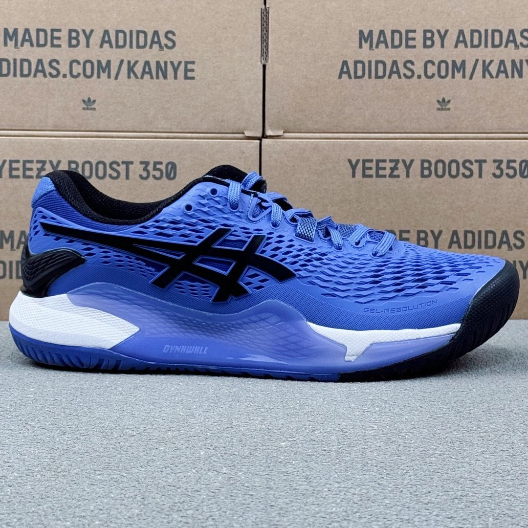 Asics Gel-Resolution 9 Blue Purple Running Shoes - 4