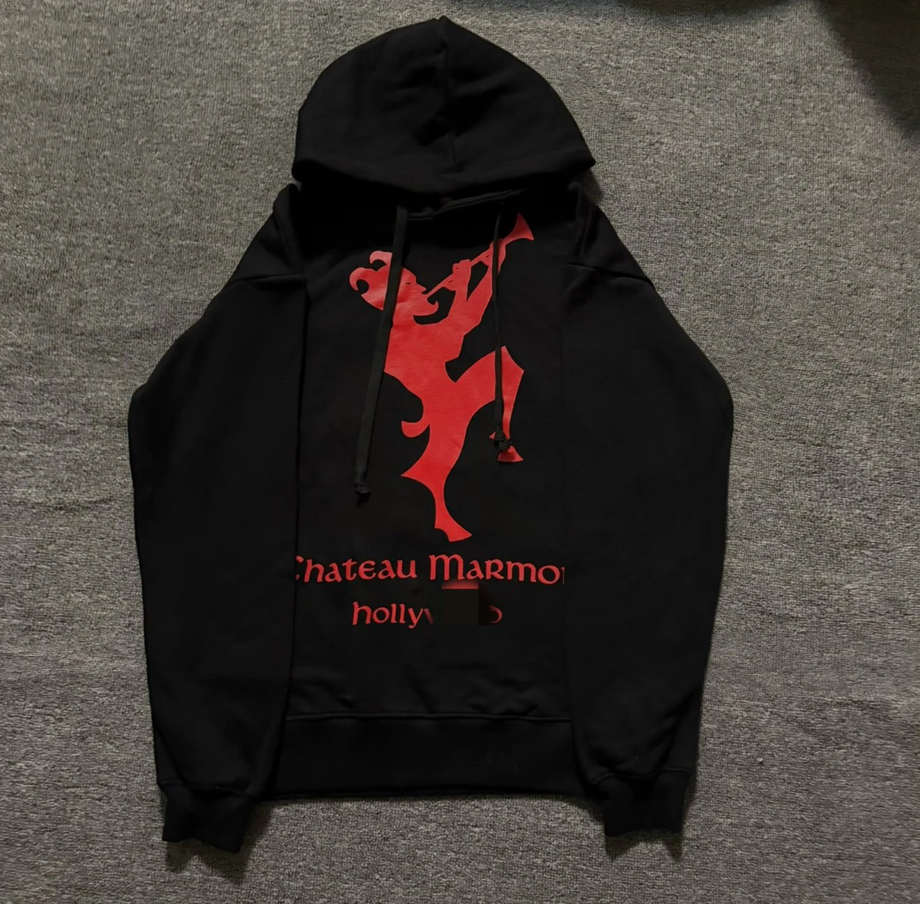【 Instant Stock 】 19ss Flute Devil Silhouette Flower Hoodie Foreign Famous UDG Rapper Bleood Same Style - et
