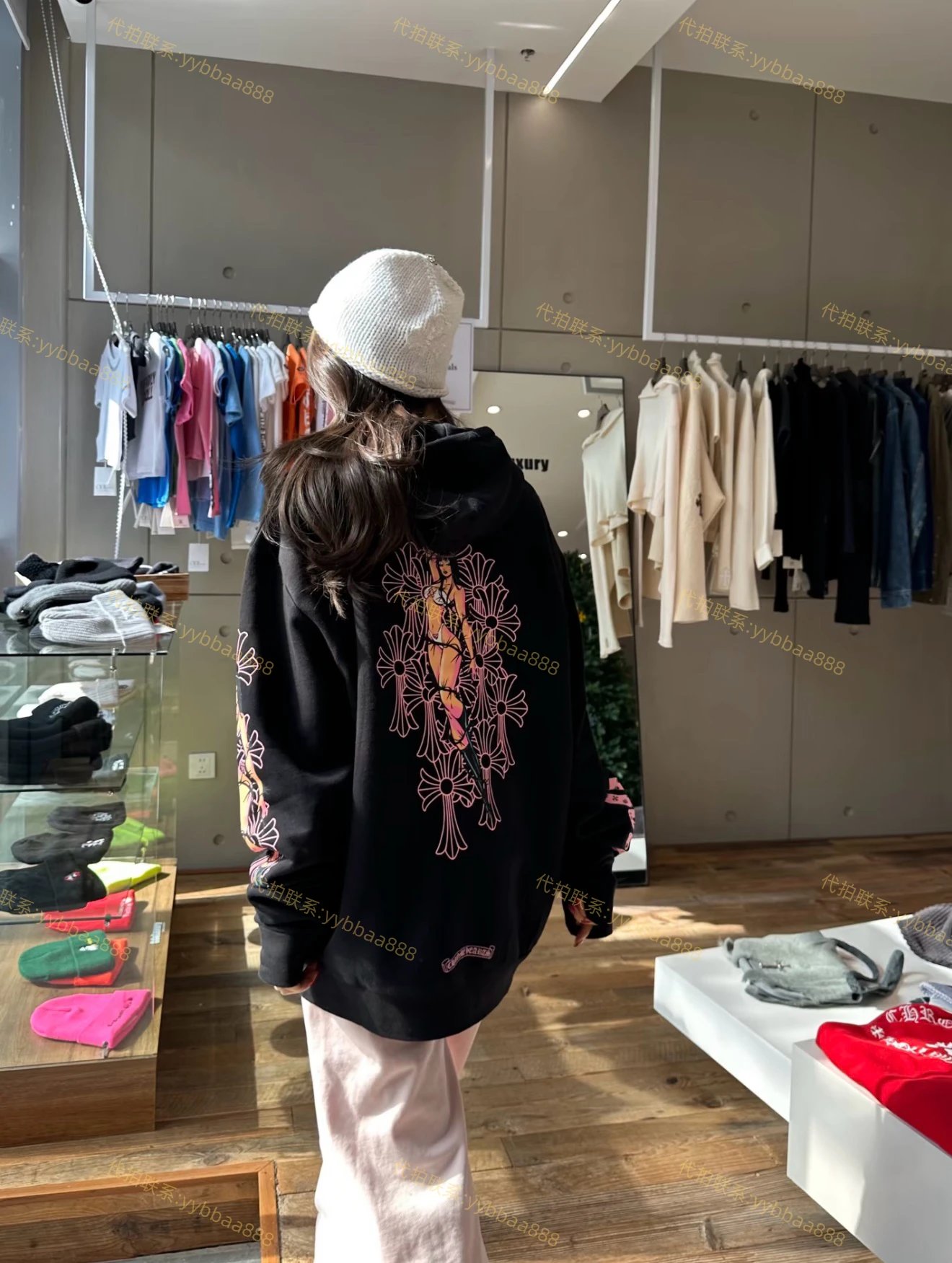 Gengar Chrome Hearts x Deadly Doll Ultra-Limited Collaboration Zip Hoodie