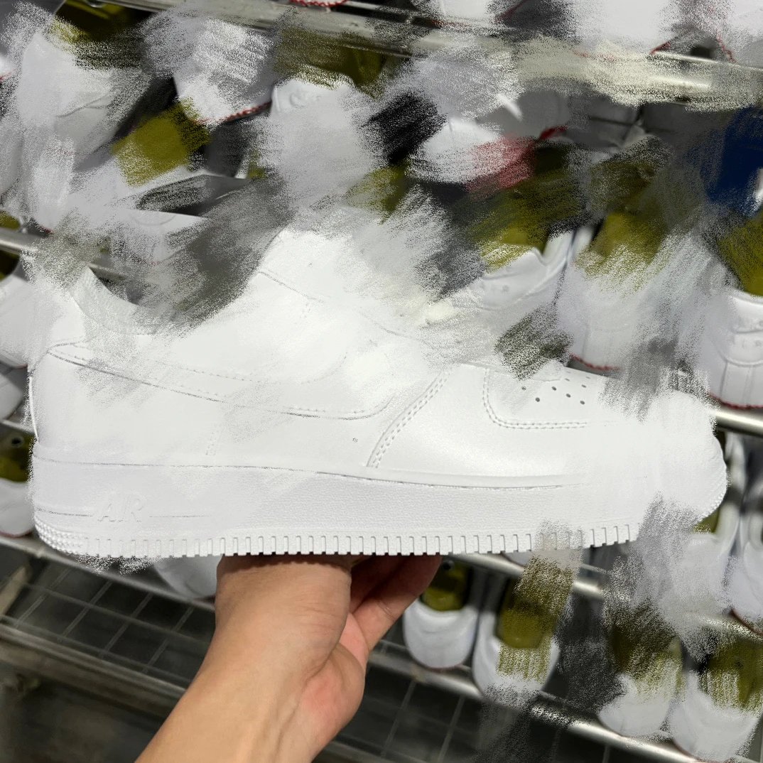 T1 Version Air Force 1 Low '07 Triple White Best-Selling Classic! Real Air Sole