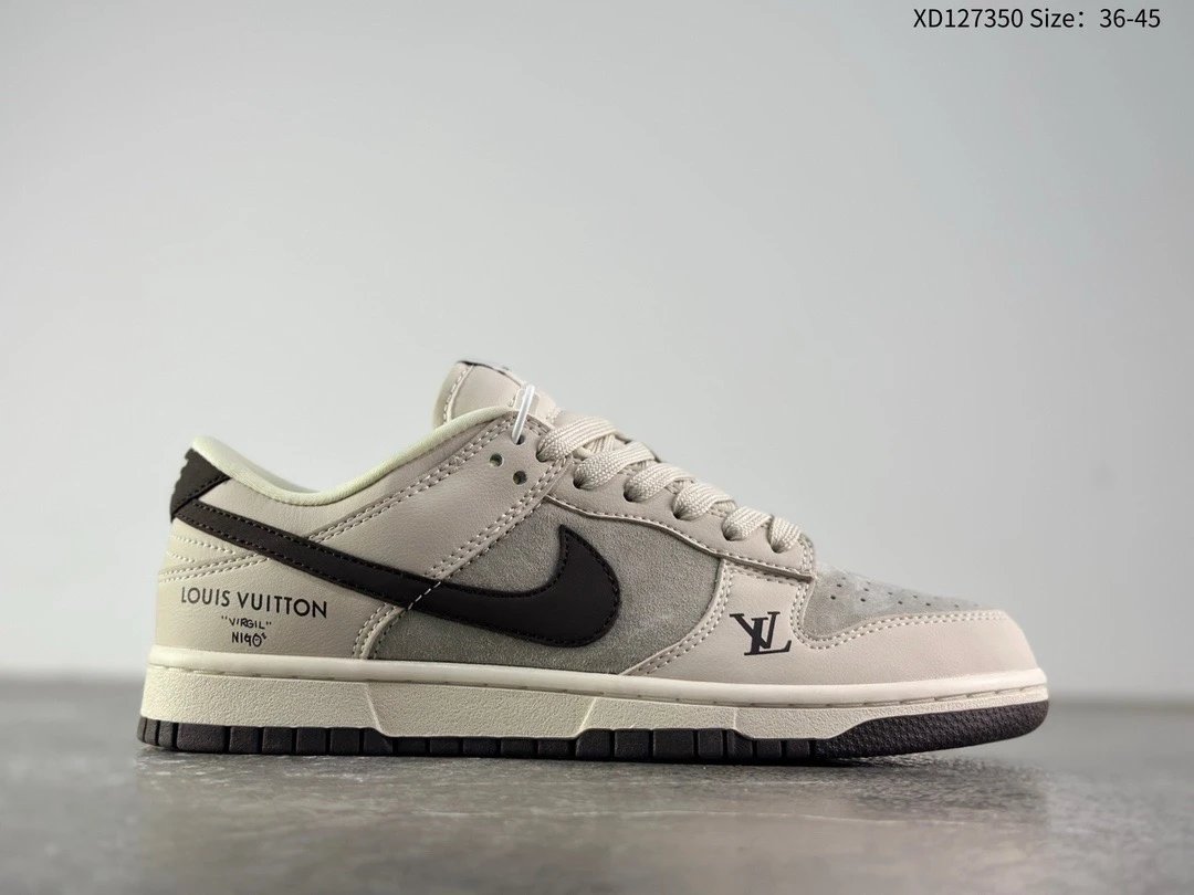 K NIKE SB Dunk Low x Louis Vuitton 白棕