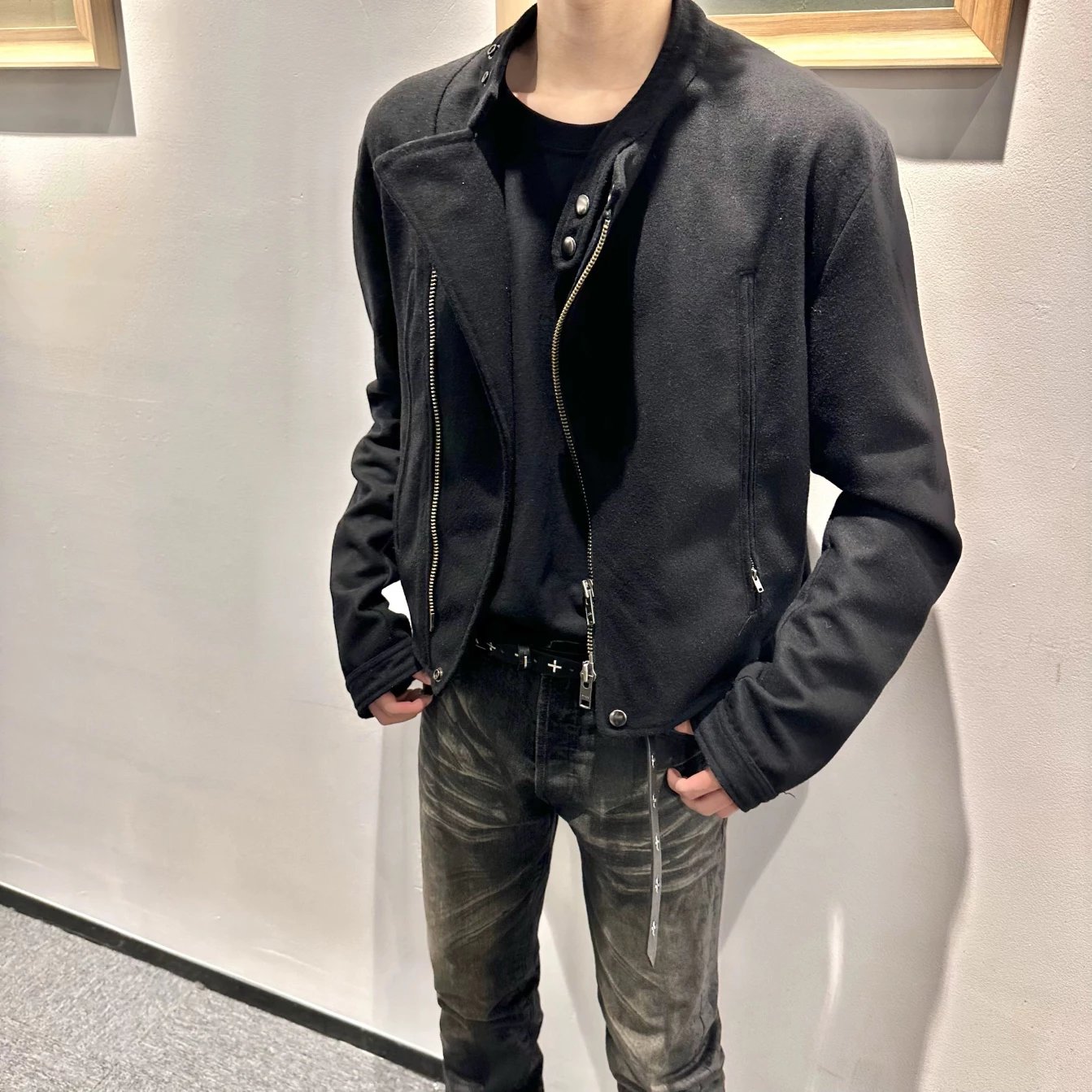 Yohji Yamamoto 14AW Runway Knight Jacket Wool Coat Spring/Autumn Archive Grail Piece