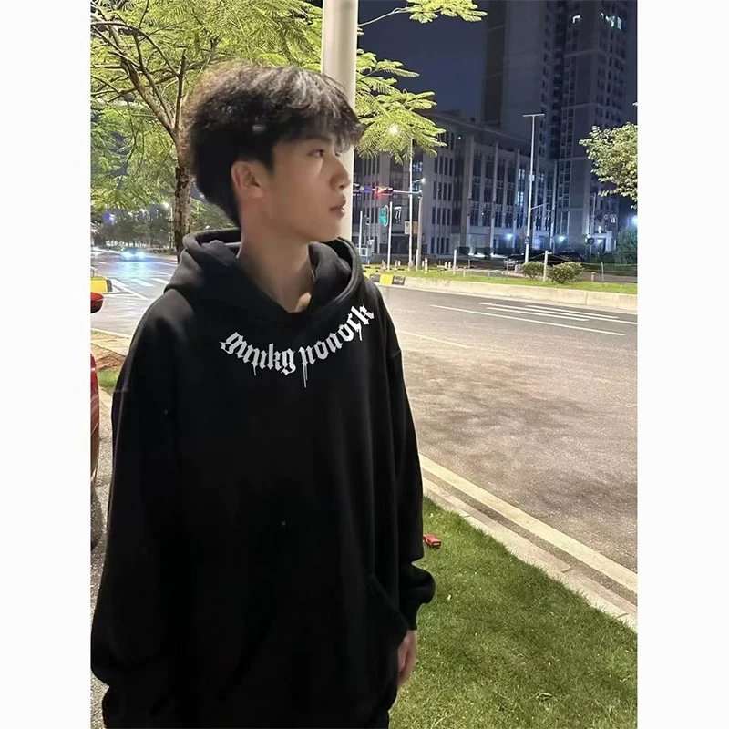 黑色帽衫 - 133282