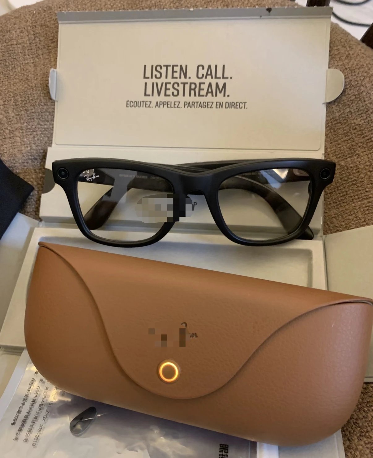 A * i smart glasses second generation, Lei Jia with logo
