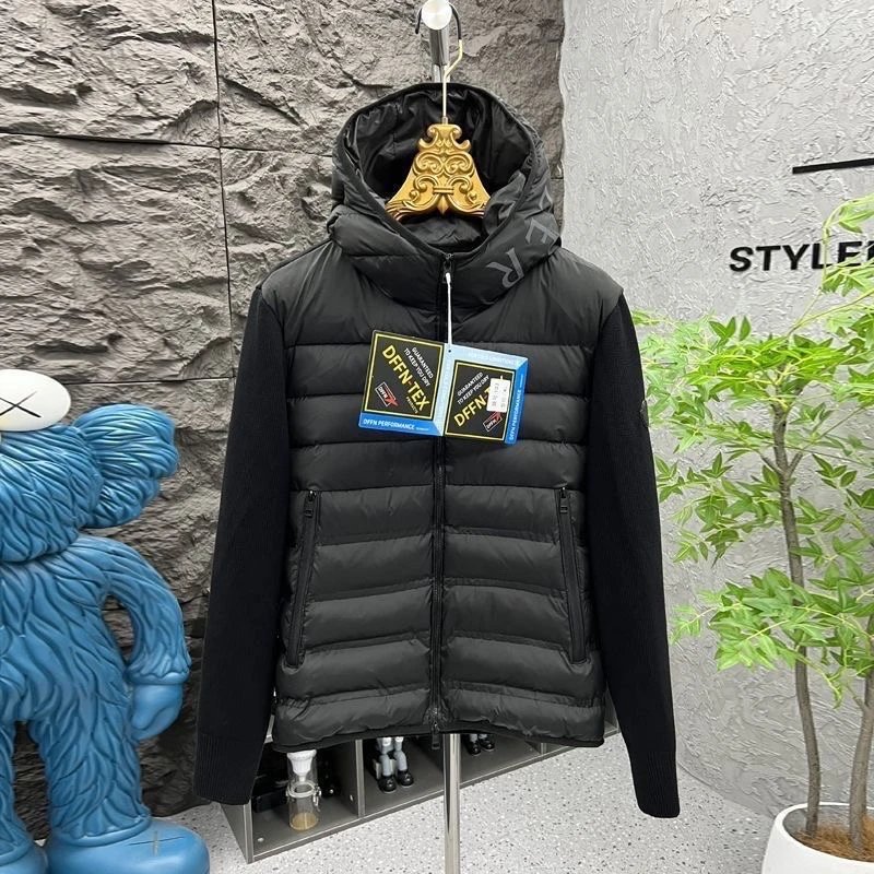 带帽棉服版型修身