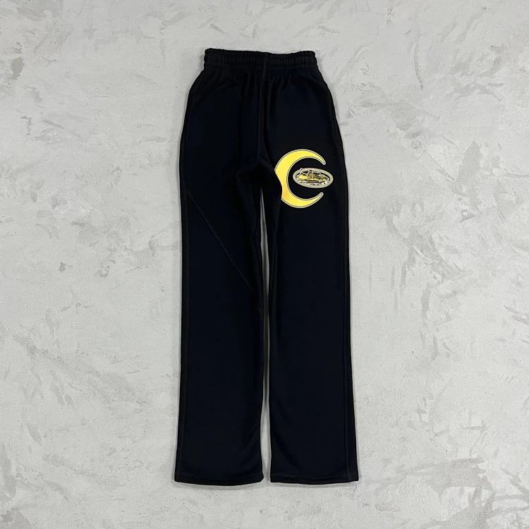 Evil Moon Print Sweatpants