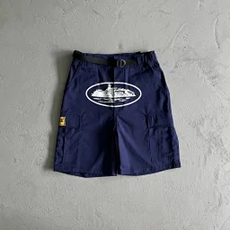 thumbnail for Evil - navy blue cargo shorts