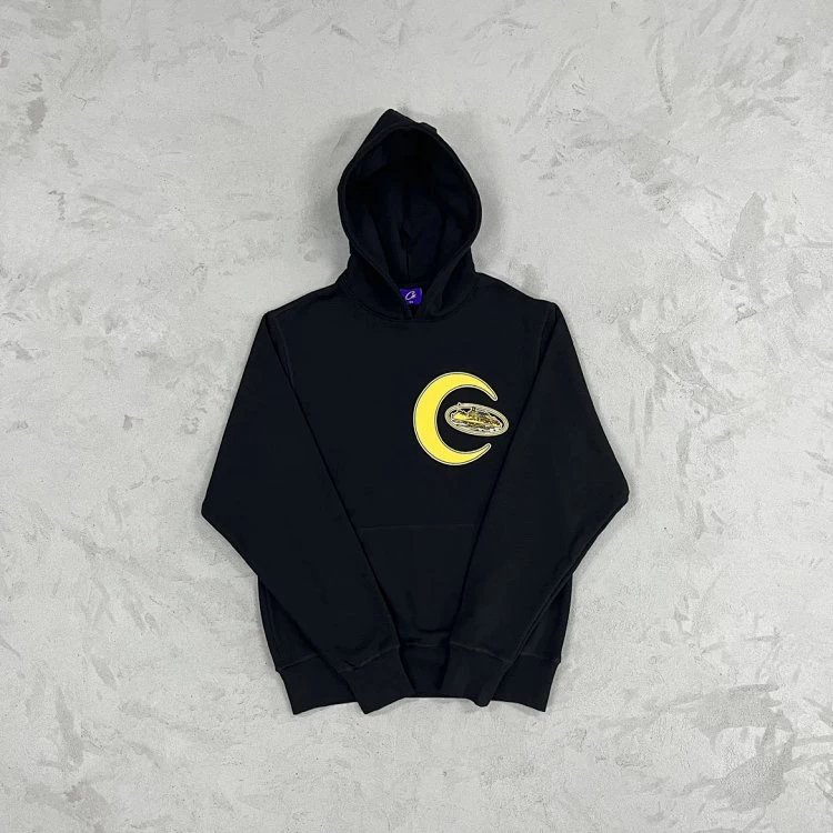 Evil Moon Print Hoodie