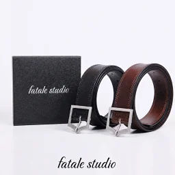 thumbnail for [Final Ripple] fatale studio independent D-point top-grain cowhide classic vintage D-head belt