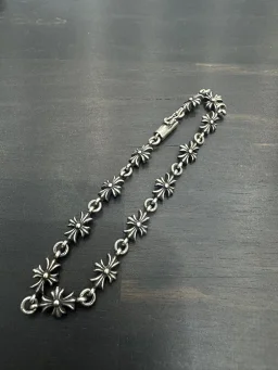 thumbnail for 925 silver Tinye bracelet cross flower bracelet
