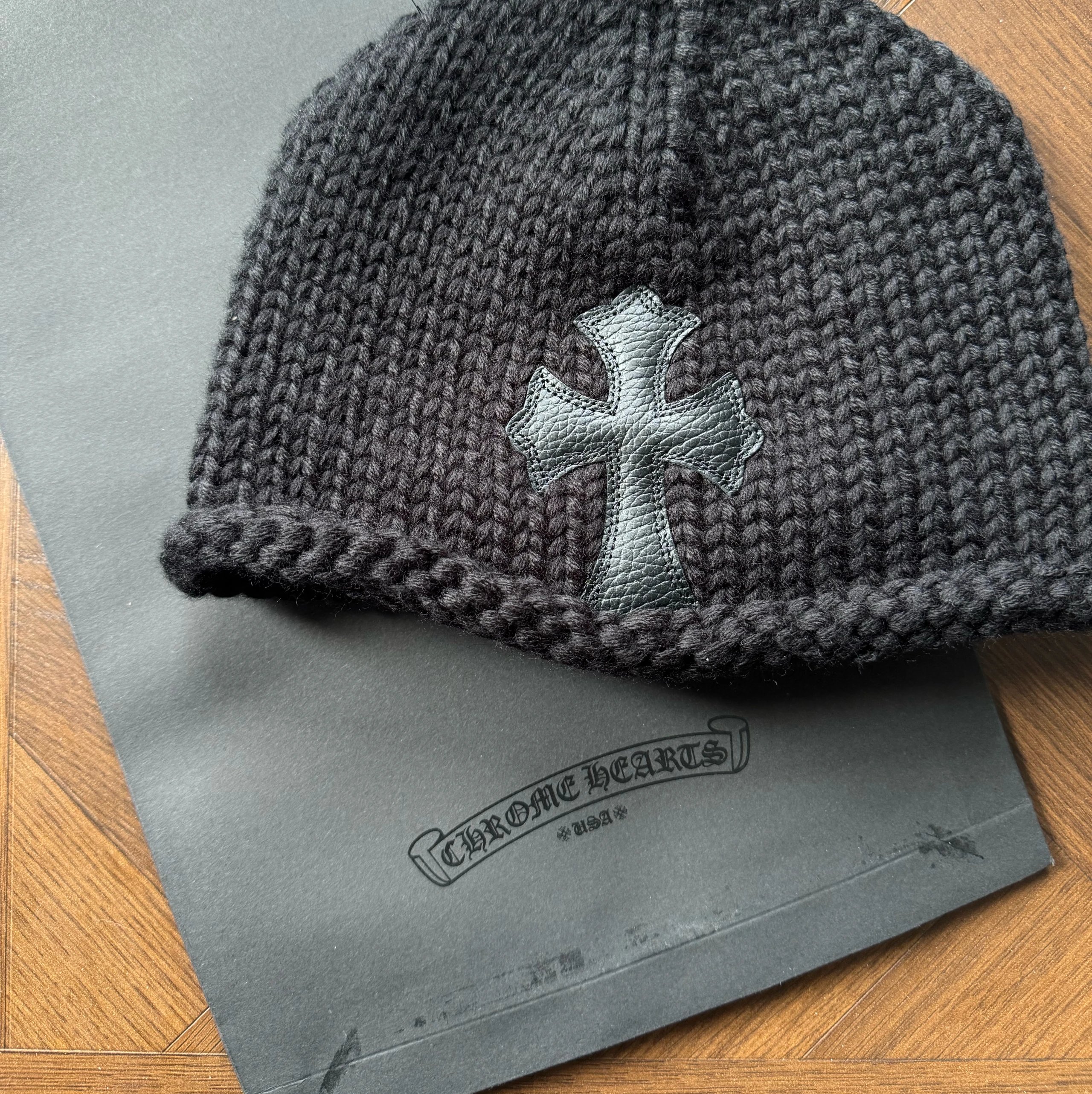 Black Leather Cross