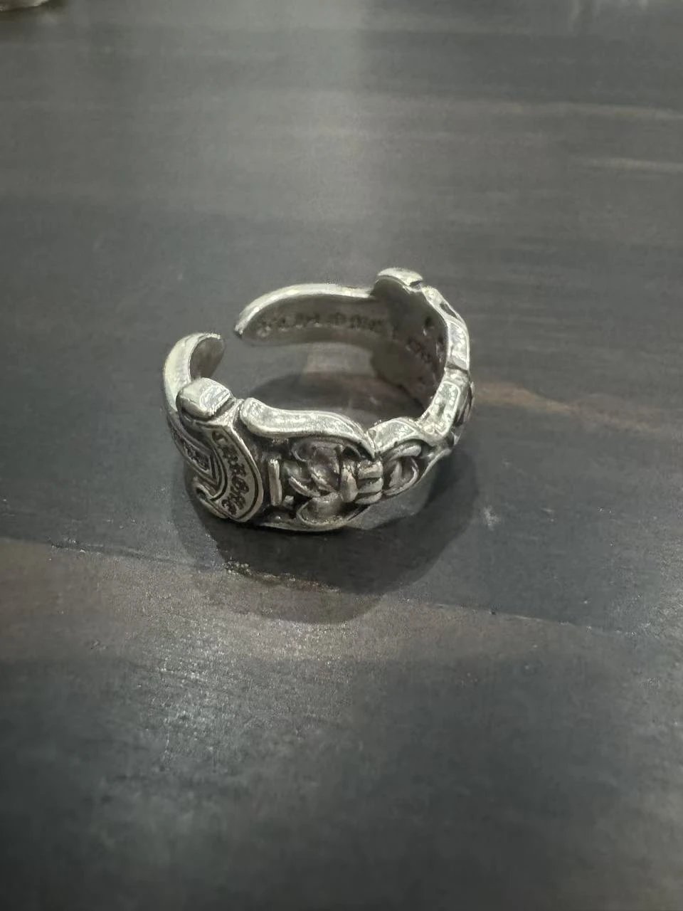 925银开口宝剑戒指