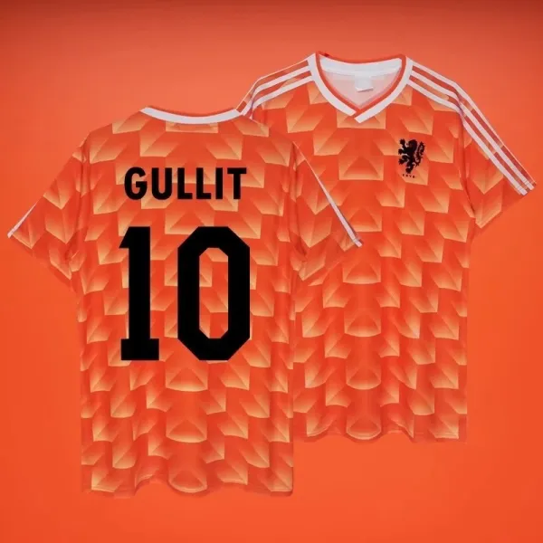 Adidas Originals Netherlands 1988 World Cup Gullit #10 Jersey Orange - 1