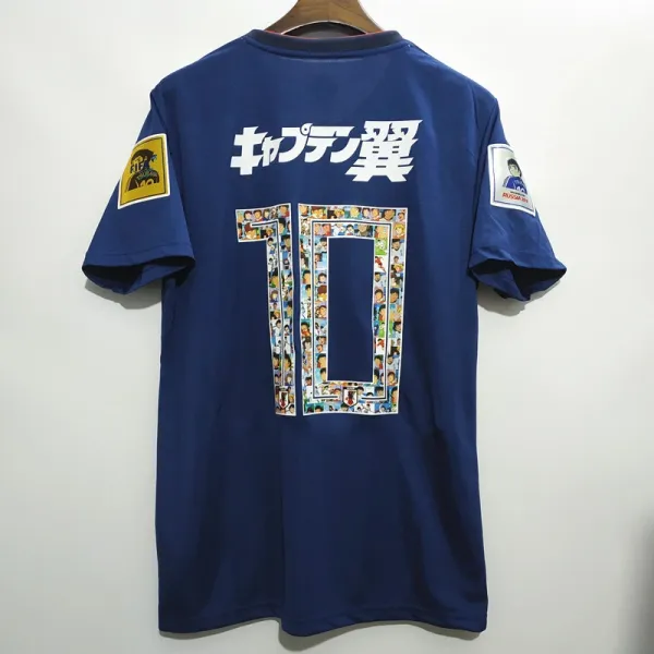 Captain Tsubasa x Japan National Team 10th Anniversary Jersey Navy T-Shirt - 1