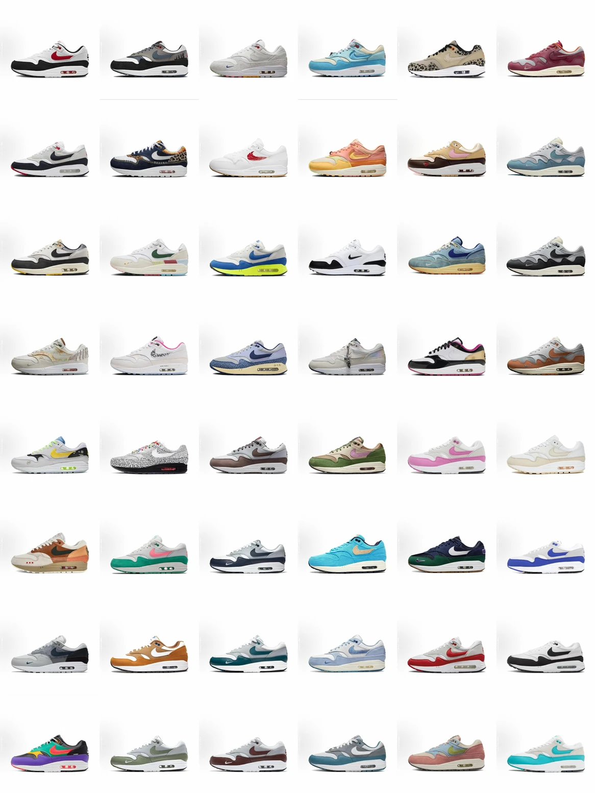 Nike Air Max 1 Series with Small Air Cushion