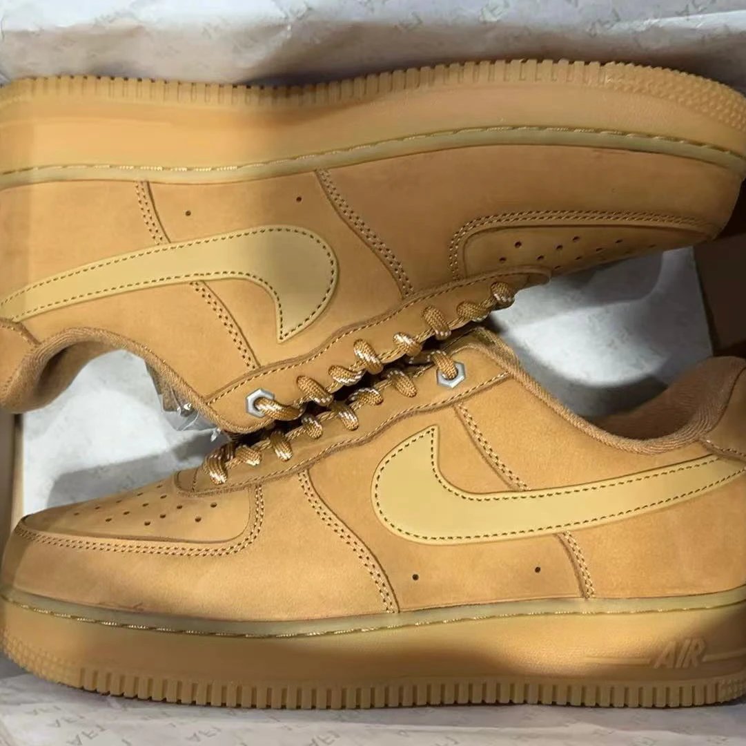 AF1 Air Force Wheat 2.0 Low Top Full Grain Leather