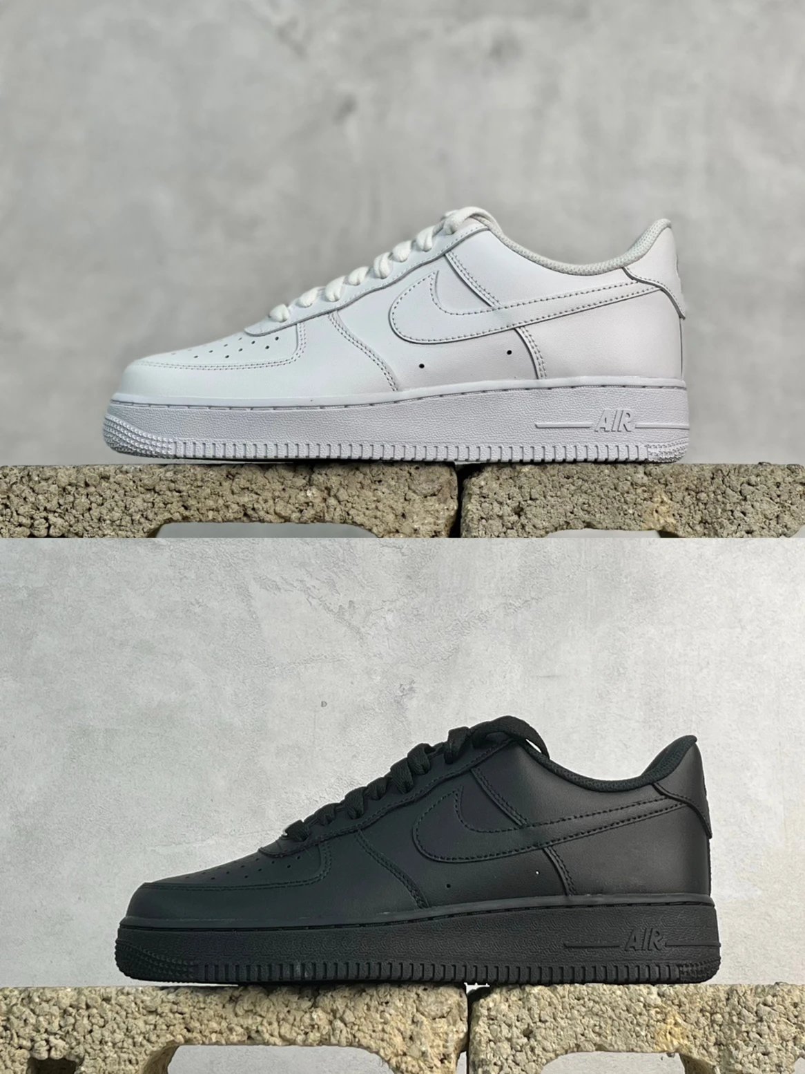GX Version AF1 White Sole Black Sole Air Force 1 New Upgraded Release