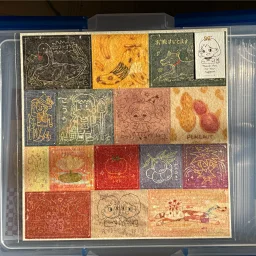 thumbnail for [Original sticker of the two moles little fat friend] If you need after-sales, please record a video before unpacking, unless it is a quality problem itself, it will not be returned or exchanged! For details, please see the small 🍠 video, which has the same name as the store