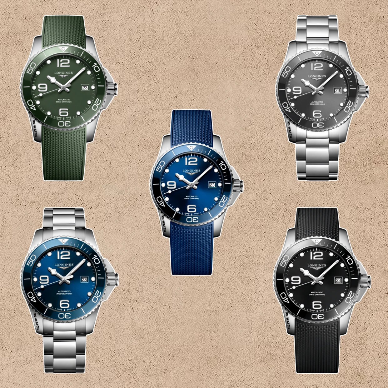 🟡KD WATCH 康卡斯 ZF厂 AF厂 XF厂 浪琴 Longines 钢表 2824机芯 陶瓷圈口 41表径 43表径 防水表 潜水表 夜光表 机械表 腕表 手表 男表 女表 休闲表