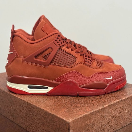 AJ4 New York Red Brick 🧱 Nigel Sylvester x Jordan Air Jordan 4 OG "Brick by Brick"BIKE HF4340-800