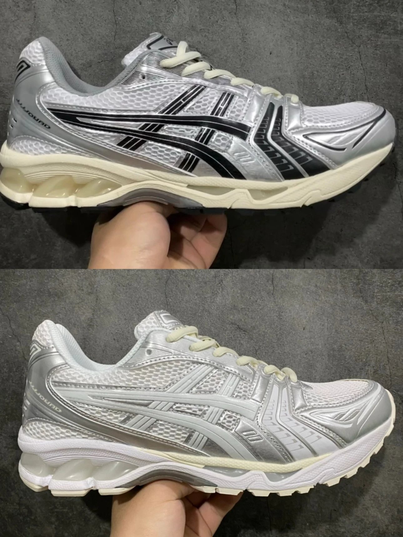 [Pure Original] JJJJound x ASICS GEL-KAYANO 14 Asics Series Lightweight Cushioning Casual Athletic Running Shoes