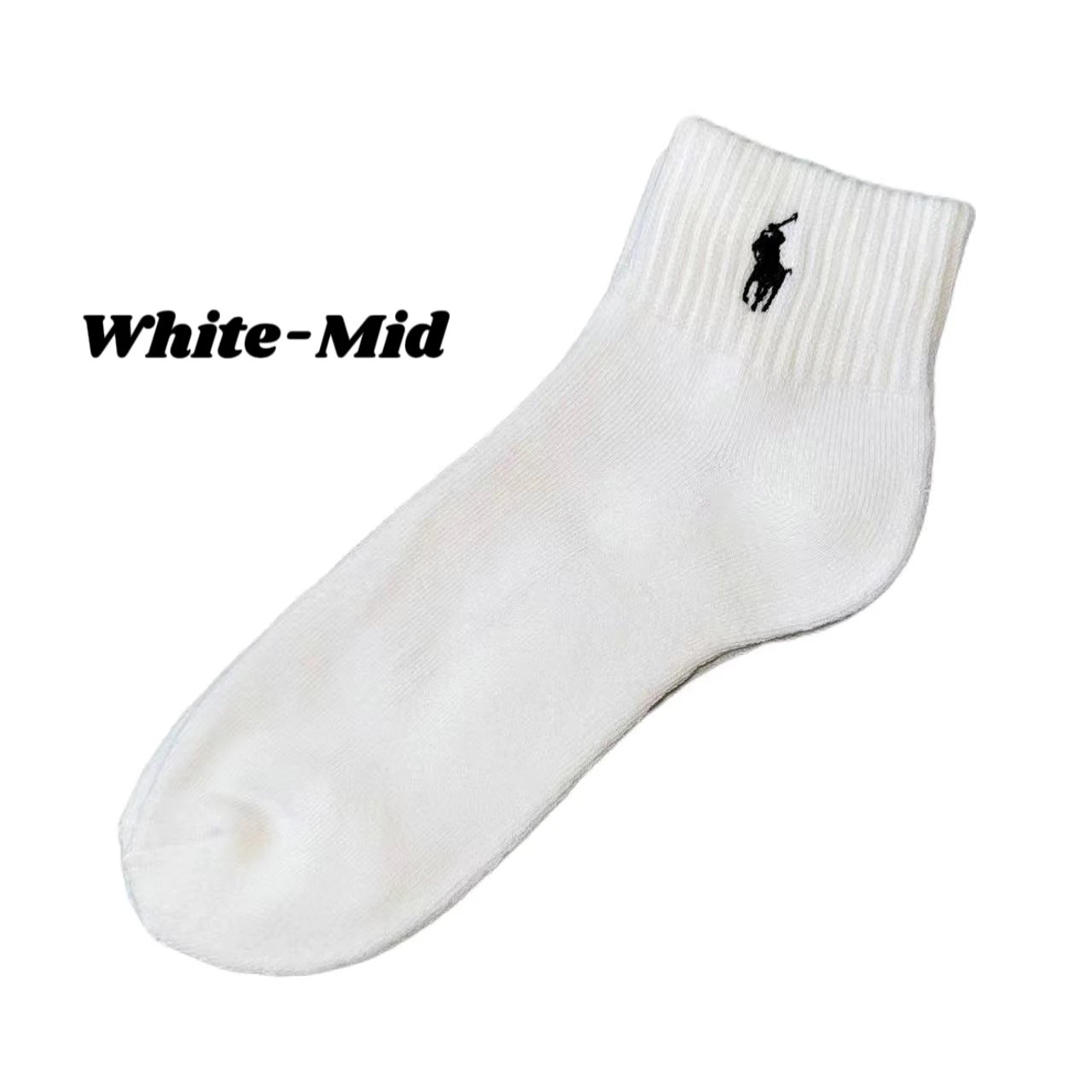 白色-中筒-1双