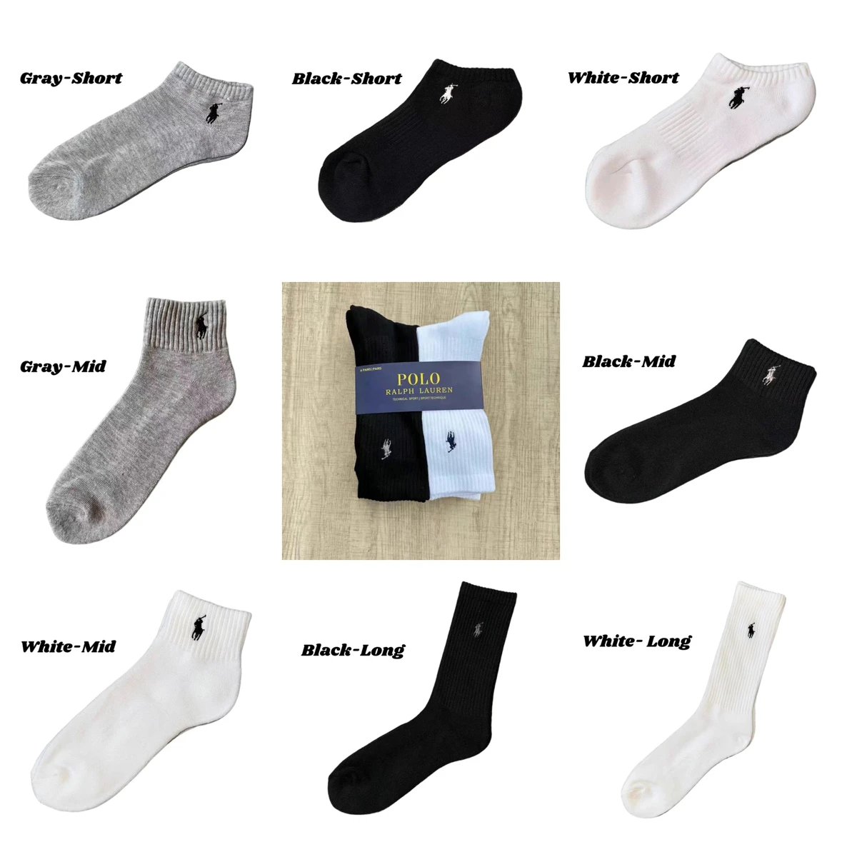 Polo Ralph Lauren Pony Logo Socks [11 styles]