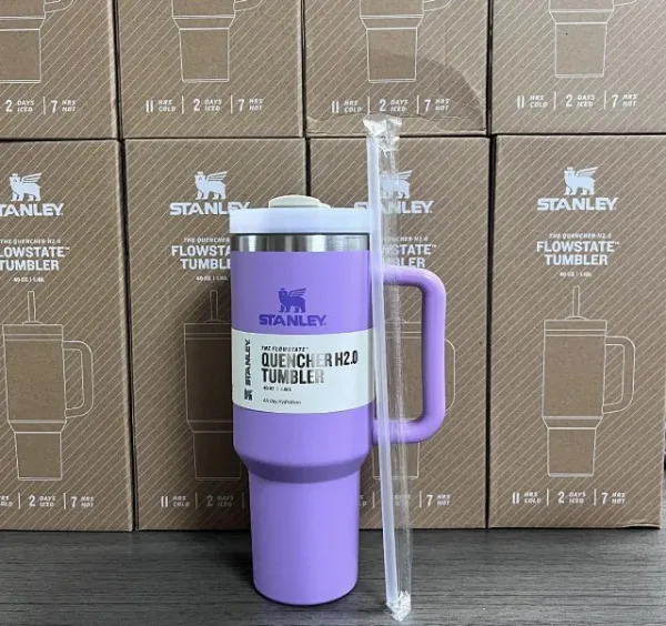 Stanley Quencher H2.0 Tumbler Sage Green Tumbler Accessories - 6