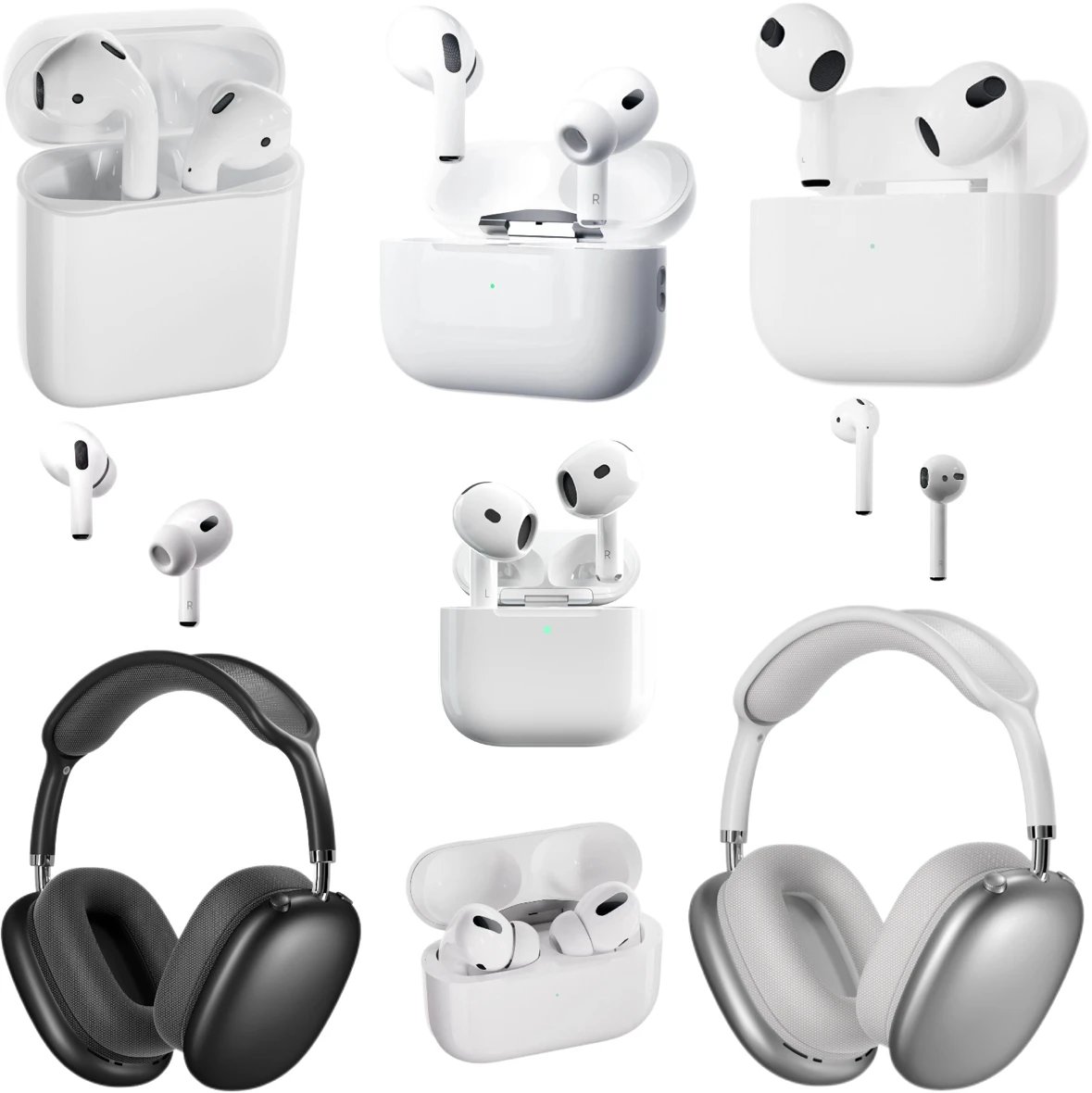 A~pods Earphones All Series Best Quality (No Returns or Exchanges for Non-Quality Issues) - bf