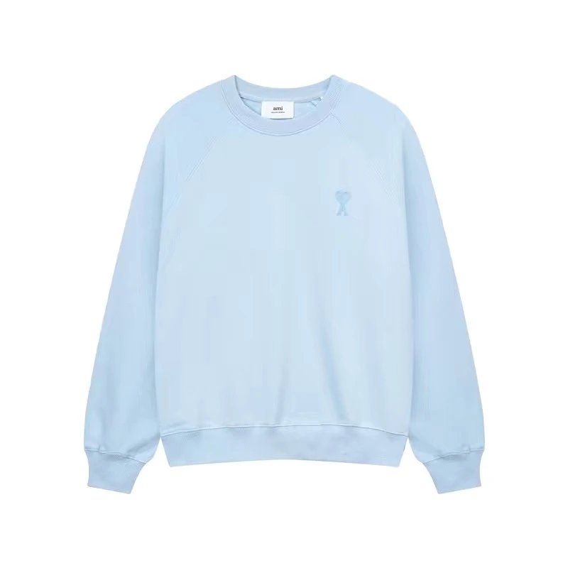 Sweatshirt Round Neck Sky Blue