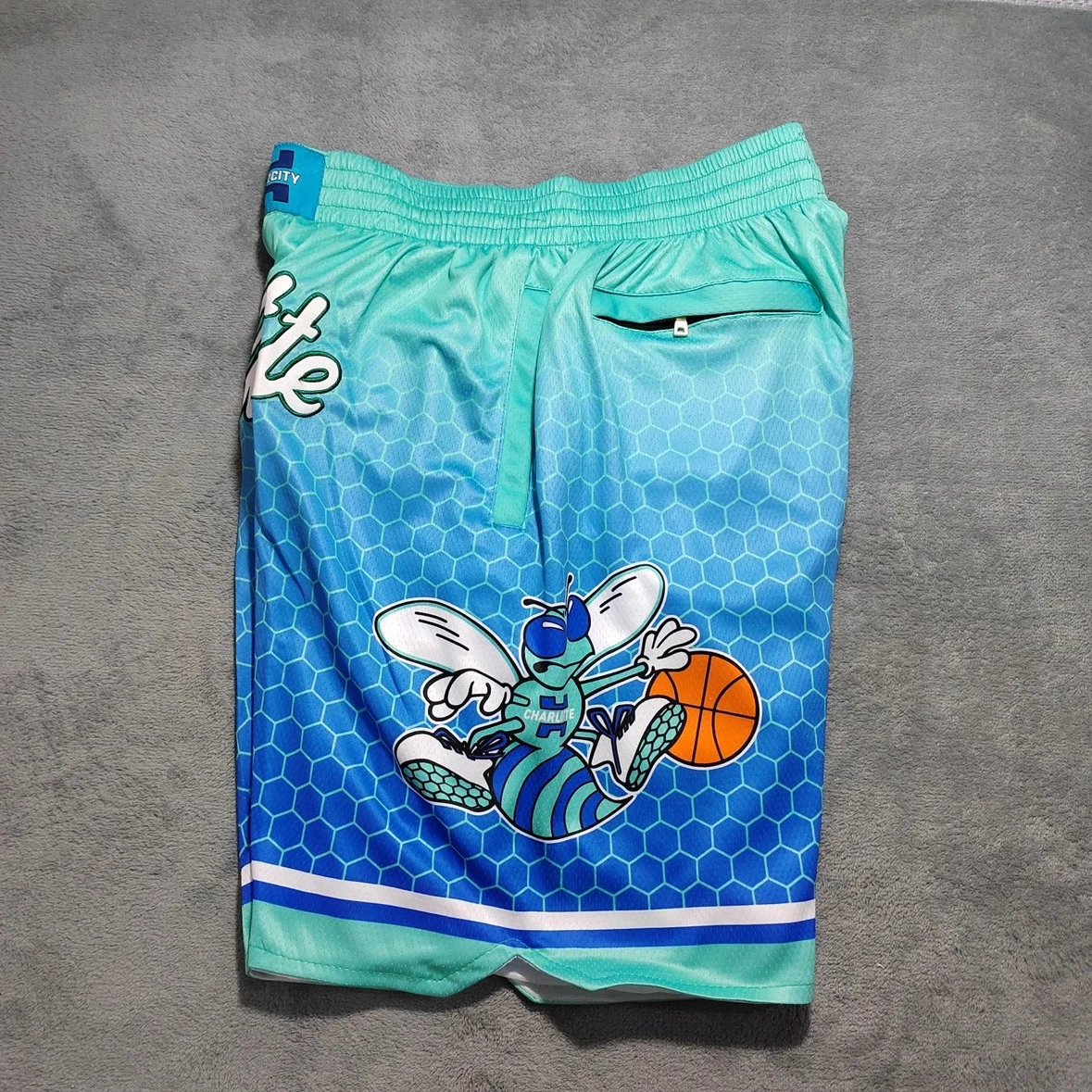 Brooklyn Nets NBA Swingman Shorts Navy Blue Red White - 18