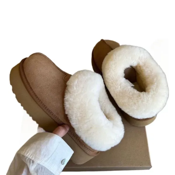 UGG Tasman Chocolate Brown Suede Slippers - 16