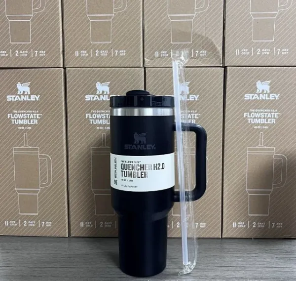 Stanley Quencher H2.0 Tumbler Sage Green Tumbler Accessories - 11