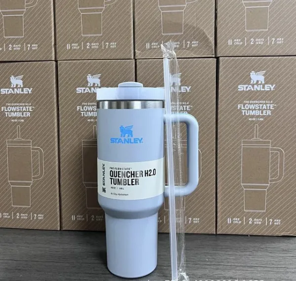 Stanley Quencher H2.0 Tumbler Sage Green Tumbler Accessories - 15